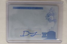 Daniel Susac - 2022 Leaf Trinity Baseball Black Printing Plate Autograph #1/1