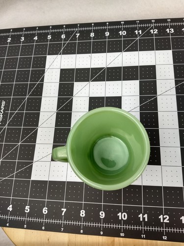 Vintage Jadeite Fire King Anchor Hocking Mug D Handle Coffee Tea Cup Oven Ware - Picture 7 of 10