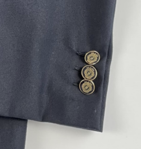 Brioni Wool Club Jacket Regular Double Breasted Blazer Two-Row Jacket Blue 48 - Picture 5 of 12