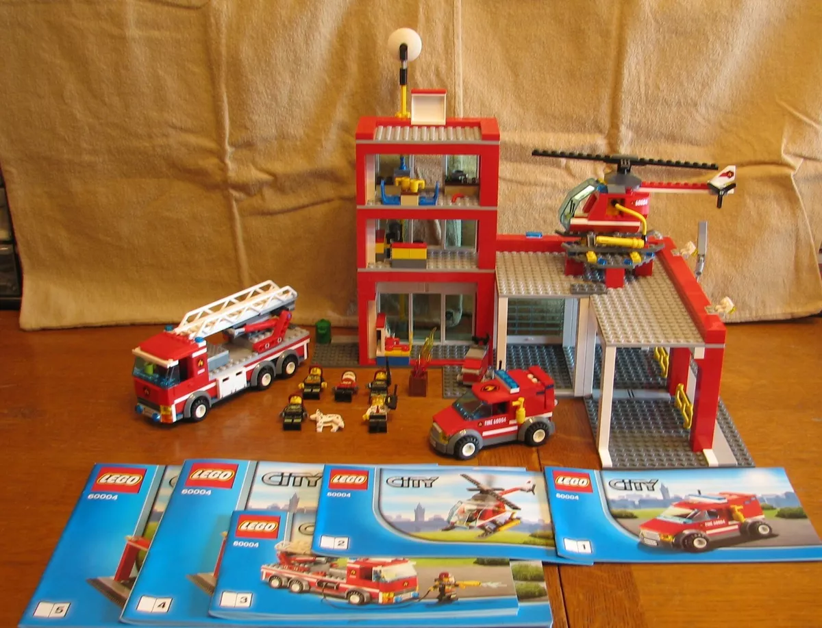 Lego city sale 60004 fire station