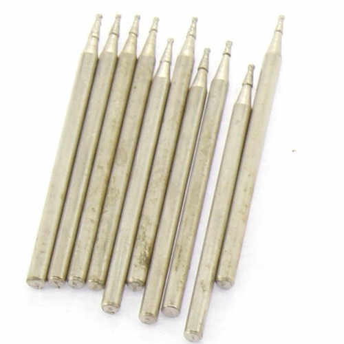 20Pcs Ball Head 0.8mm Diamond Grinding Bits Coated Carving Burrs Stone Tools - Picture 2 of 9