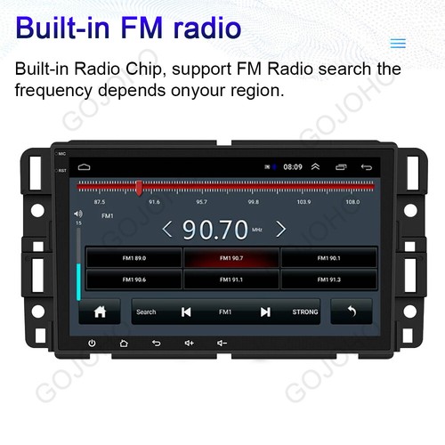 Carplay Android 13 For GMC Yukon Chevy Silverado Sierra Car Stereo Navi BT Radio - Picture 9 of 10