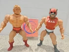Vintage 1981 MOTU He-Man  And Zodac Action Figure Lot Of 2 Soft head!