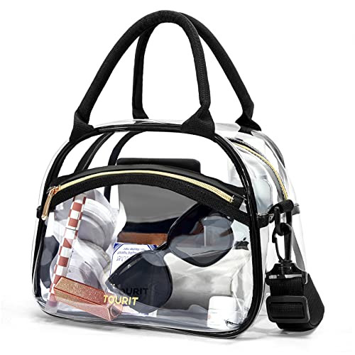 Stadium Approved Clear Lunch Bag Transparent Bag with Adjustable Strap Clear - Bild 1 von 6