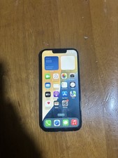 iPhone 13 128GB Midnight Blue Slight Cracked Back Glass /missing Camera Lense