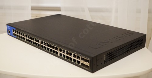 Open Box Linksys LGS352C 48 Port Gigabit Managed Network Switch 4x10G Uplink SFP - Picture 5 of 6