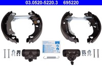 Bremsbackensatz Original Ate Topkit 03.0520-5220.3 FüR Punto Fiat Lancia Van 16V