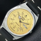 REFURBISHED SEIKO 5 AUTOMATIC 6309A JAPAN MENS VINTAGE GOLDEN WATCH a442183-1