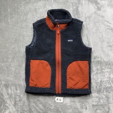 Patagonia Kids' Retro-X Fleece Vest Size Tag Cut