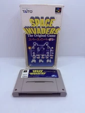 SNES -- SPACE INVADERS -- Box + Game Super famicom Japan game