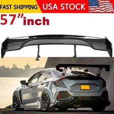 57 Rear Spoiler Wing For Honda Civic Truck Gt-style Glossy Black