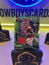 2024 Panini Prizm - Premier Jerseys Xavier Worthy #PJ-XWY Green Pulsar Prizm RC