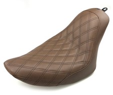 Saddlemen Renegade Solo Lattice Stitch Brown Seat (806-12-002BLS)
