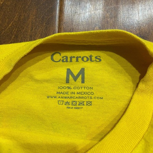 Carote Casual Prodotti Freschi Bio Giallo Grafica T-Shirt Uomo Taglia Media - Foto 6 di 8