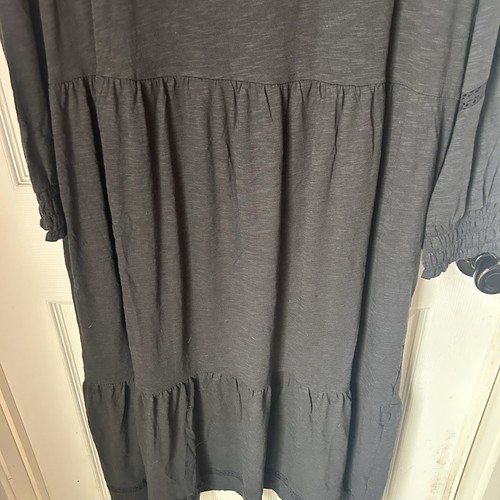 Canyon Retreat Boho Damen Übergröße schwarz Langarm Kleid Größe 3X Neu BxNN - Bild 2 von 7