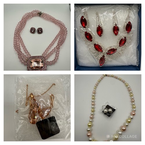 Costume Jewelry Lot 60+ Pcs Mostly NWT Sets Necklaces Earrings Bracelets Mixed - Picture 6 of 10