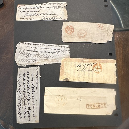 17 British India QV 8 Anna cover/wrappers, W/ Var cancels And Marking.  Nice Col - Picture 4 of 6