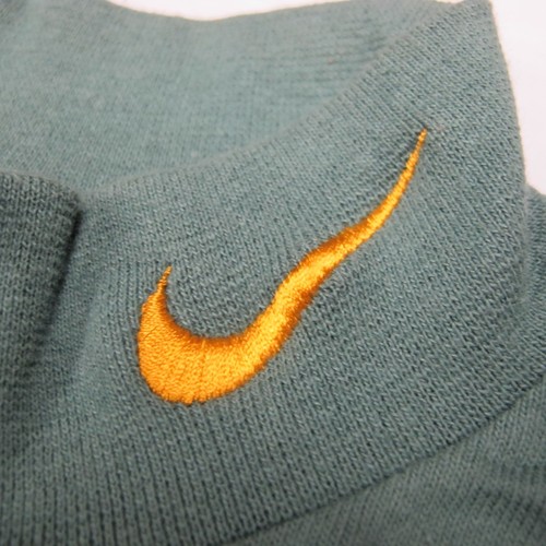 Vintage Nike Mock Neck Shirt Herren Medium Grün 90s Made in USA Mini Swoosh - Bild 4 von 7