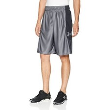 NWT Under Armour Heatgear 1317393 Graphite  Black Basketball Shorts M