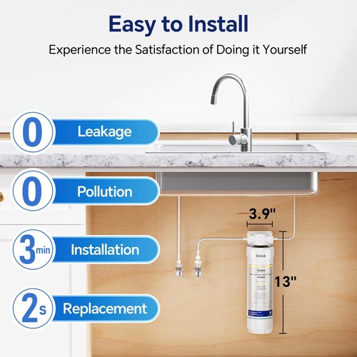 UR30 Under Sink Water Filter, Reduces Chlorine Bad Taste & Odor, 16000 Gallon... - Bild 5 von 8