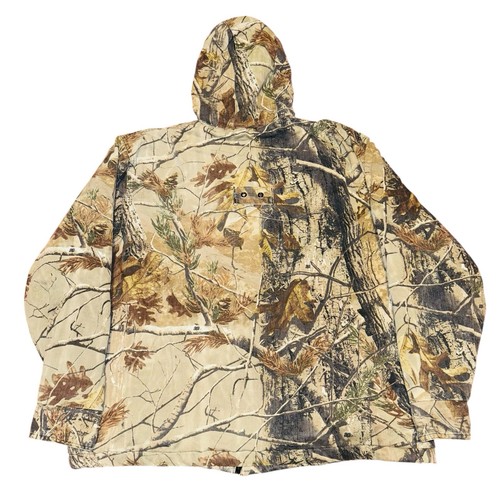 Vintage Realtree Camo Jacket Mens XL Hooded Full Zip Front Pocket Camouflage - Picture 2 of 5