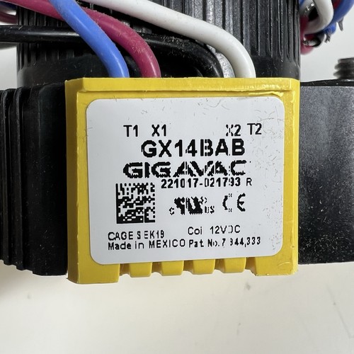 NEW Gigavac GX14BAB Contactor 350A, 12 VDC Coil, 15” Leads 4-Wire Epic Tech - Picture 2 of 5