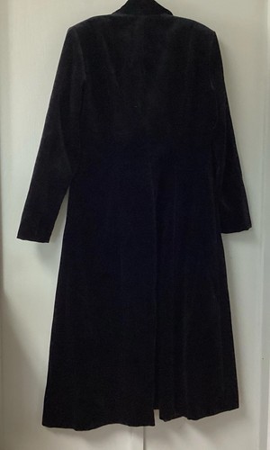 Vintage JS Collections Women’s Size M Black Velvet Long Evening Jacket Canada - Picture 14 of 16