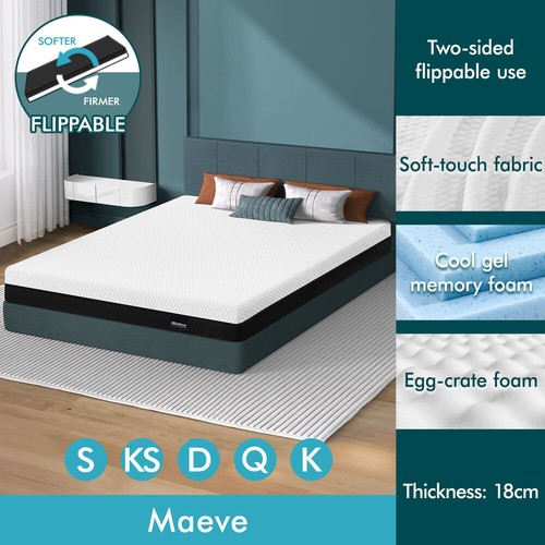 ALFORDSON Mattress Queen Double King Single Bed Euro Top Memory Foam Bedding - Picture 3 of 193