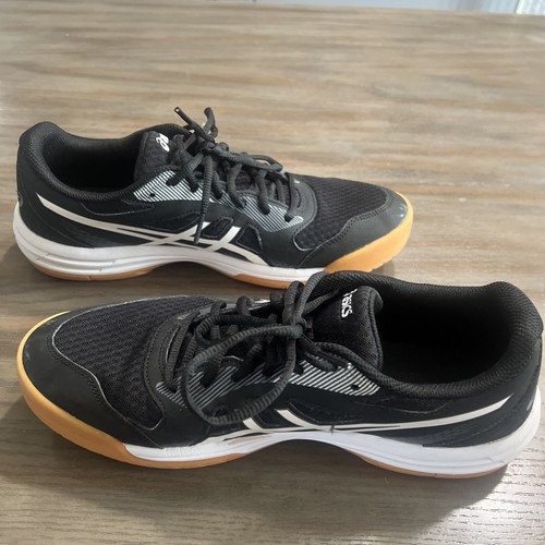 ASICS Upcourt 5 Volleyball Shoes Men's Size 10.5 Black Mesh Sneakers 1071A086 - Picture 2 of 6