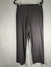Eileen Fisher Pants Women Small Black Pull On Minimalist Relax Quiet Lux