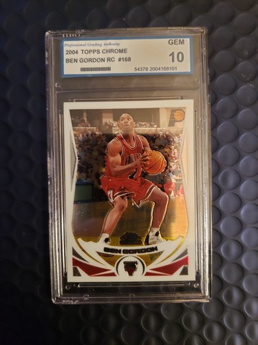 BEN GORDON 2004 Topps Chrome Rookie RC PGA 10 Bulls - Picture 2 of 10