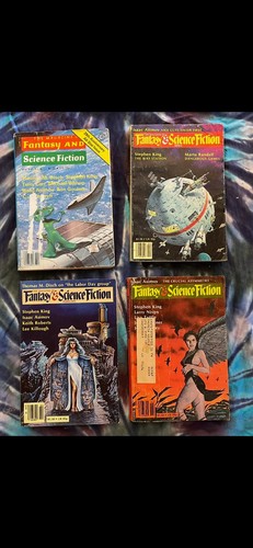 Stephen King Stories In Fantasy And Science Fiction Magazines 1978-1981 1-3and 5 - Picture 2 of 9