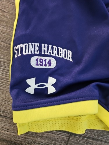 Under Armour Boys 9" Inseam XL Dri Fit Shorts NEW Stone Harbor Embroidery - Picture 2 of 9