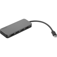 Lenovo - 4X90X21427 - Lenovo USB-C to 4 Port USB-A Hub - USB Type C - External