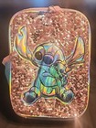 Disney Lilo And Stitch Insulated Lunchbox Sequin Lunch Bag School Tote