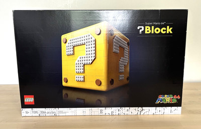 LEGO Super Mario 64 Question Mark Block Building Set Video Game Model Set 71395