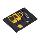 5 Pcs Sim Adapter Set For Sim Nano Sim Cards Compatible With Smartphones