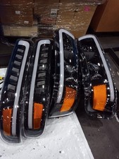 LED Bar Headlights Turn Signal Lamps For 99-02 Chevy Silverado 00-06 Tahoe