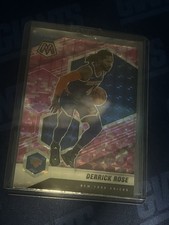 2020-21 Panini Mosaic Prizm Derrick Rose #123 New York Knicks