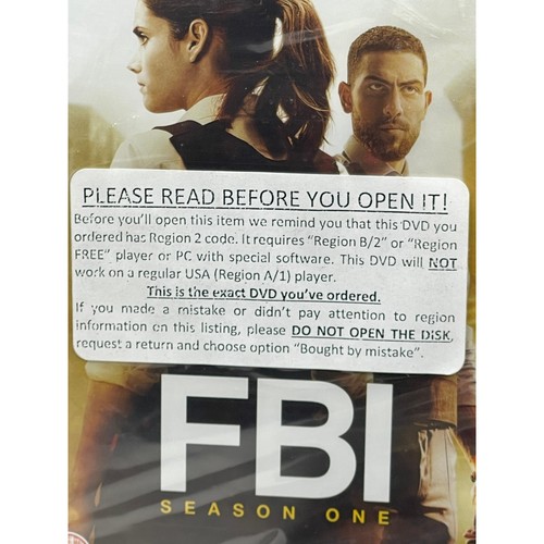 FBI The Complete Seasons 1 2 3 DVD Box Set Region 2 Europe Japan Middle East - Bild 2 von 5