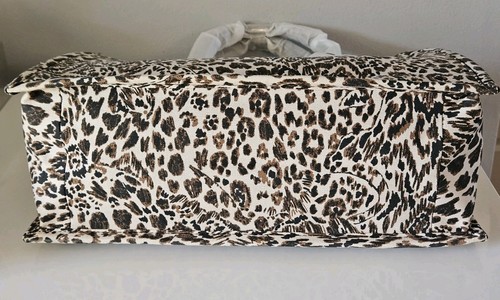 NEW Lilly Pulitzer Winstead Tote Macadamia Big Pattern Play NWT Animal Print - 第 8/11 張圖片