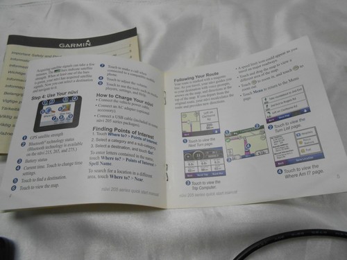 Garmin nuvi 265 3.5 inch Portable GPS Navigator Bluetooth - Tested - Picture 3 of 3