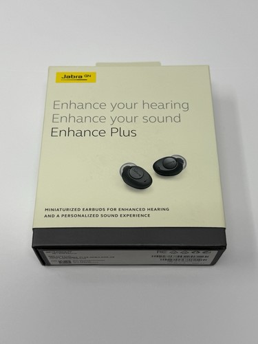 Jabra Enhance Plus OTC Rechargeable Hearing Aids Made for iPhone - Dark Grey - Picture 2 of 12