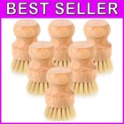 Bamboo Scrubbers for Pots and Pans - Pack of 20