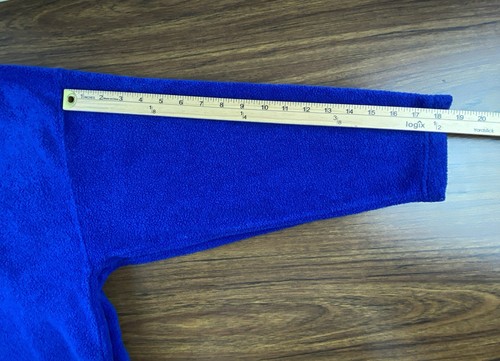 Vintage 90s St Johns Bay Fleece Pullover Size L Blue SJB Sport Weekend Equipment - Picture 16 of 19