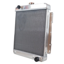 4 Row Aluminum Cooler Radiator For 1958 Chevy Impala Belair Biscayne V8 Config 4 Row Aluminum Cooler Radiator For 1958 Chevy Impala Belair Biscayne V8 Config