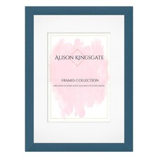 Thin Navy Blue Picture Frames With Mount Photo Poster Frame Art A1 A2 A3 A4 A5