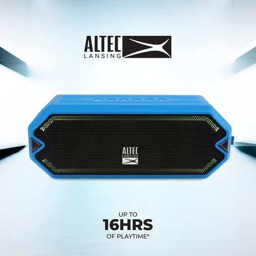 Altec Lansing - HydraJolt Wireless Bluetooth Speaker, Waterproof Portable Spe... - Picture 7 of 9