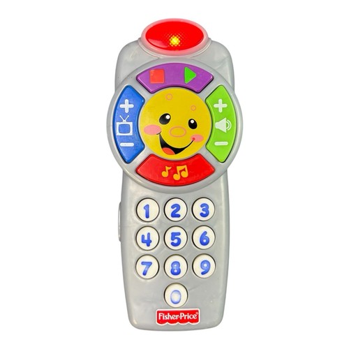 Fisher Price Laugh & Learn TV Remote Control Toy Lights and Sound 2011 WORKS