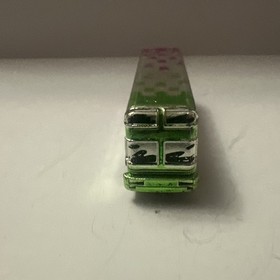 Micro Machines Galoob Vintage Touring Bus #3 From Classy Chromers Green Purple